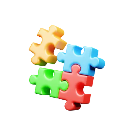 Jigsaw Puzzle  3D Icon