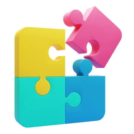 Jigsaw Puzzle  3D Icon