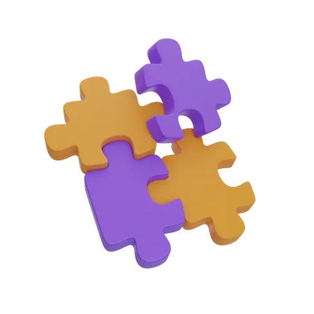 Jigsaw Puzzle  3D Icon