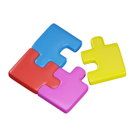 Jigsaw Puzzle  3D Icon