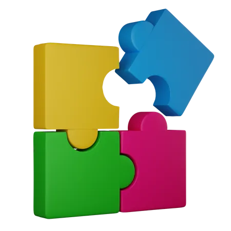 Jigsaw Puzzle  3D Icon