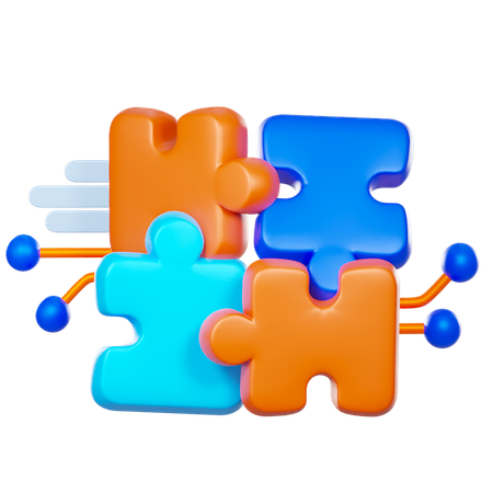 Jigsaw Puzzle  3D Icon