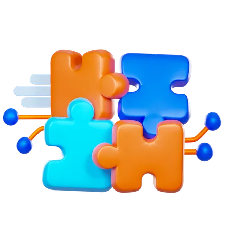 Jigsaw Puzzle  3D Icon