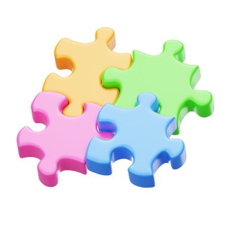 Jigsaw Puzzle  3D Icon
