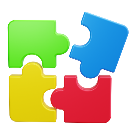 Jigsaw Puzzle  3D Icon