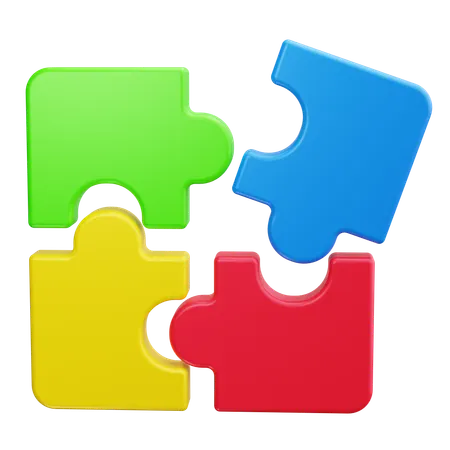 Jigsaw Puzzle  3D Icon