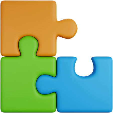 Jigsaw Puzzle  3D Icon