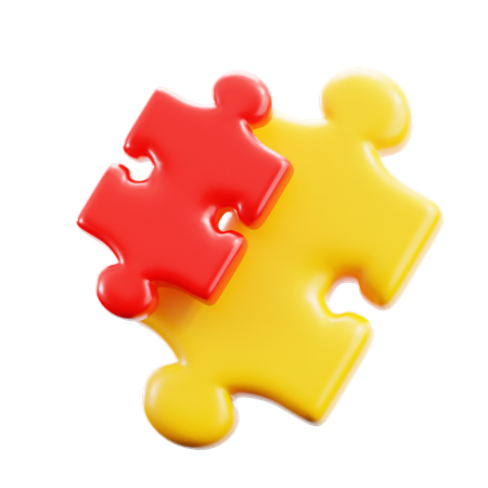 Jigsaw Puzzle  3D Icon