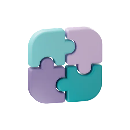 Jigsaw Puzzle  3D Icon