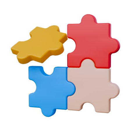 Jigsaw Puzzle Toy  3D Icon