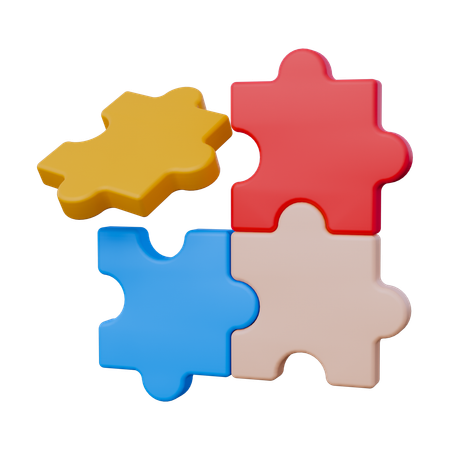 Jigsaw Puzzle Toy  3D Icon