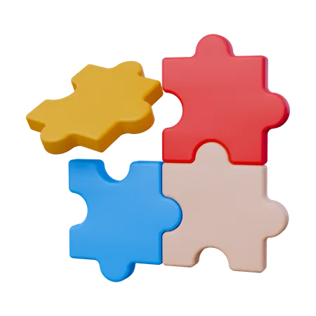 Jigsaw Puzzle Toy  3D Icon