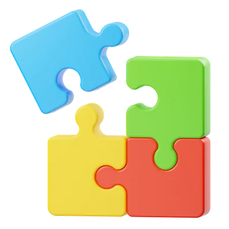 Jigsaw Puzzle Toy  3D Icon