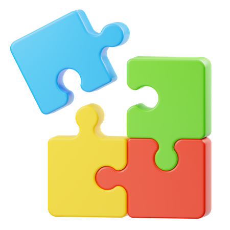 Jigsaw Puzzle Toy  3D Icon