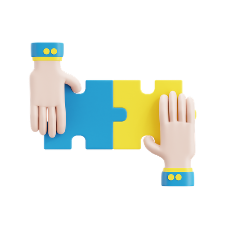 Jigsaw Solution  3D Icon