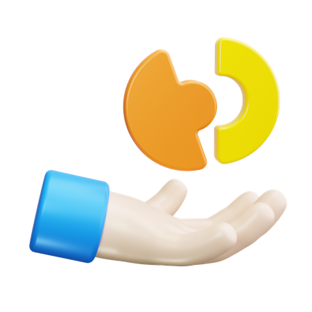 Jigsaw Solution  3D Icon