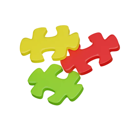 Jigsaws 3 D Icon 3D Icon