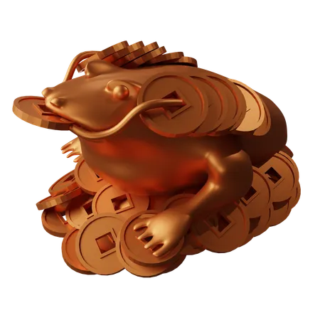 Jin Chan Frog  3D Icon