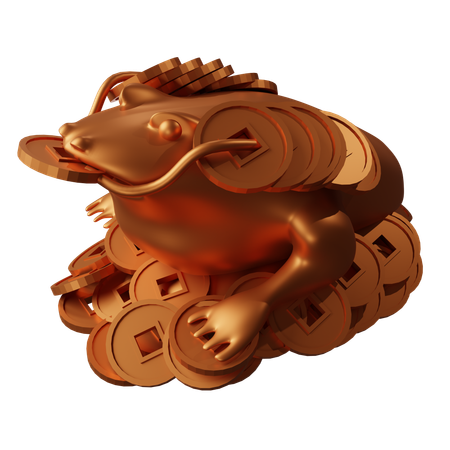 Jin Chan Frog  3D Icon