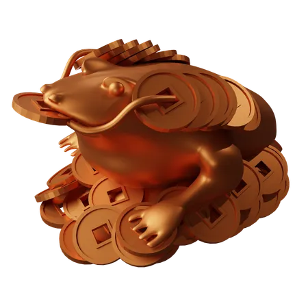 Grenouille jin chan  3D Icon