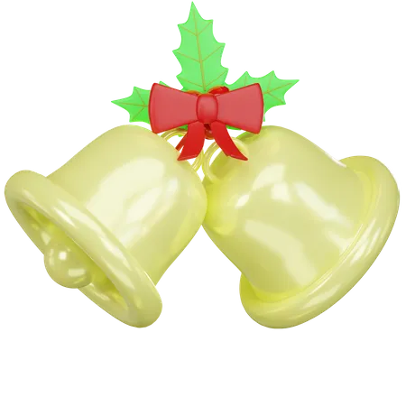 Jingle Bell 3 D Icon 3D Icon