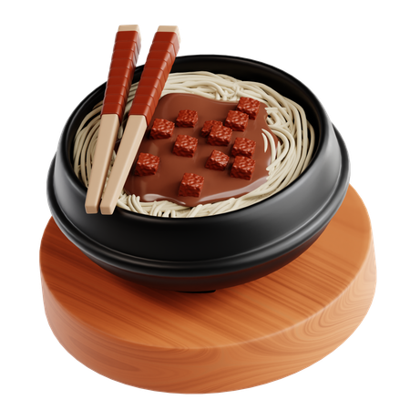 Jjajangmyeon  3D Icon