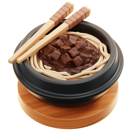 Jjajangmyeon  3D Icon