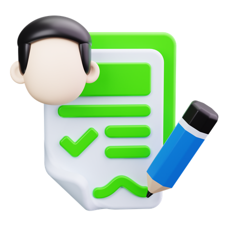 Job Application  3D Icon