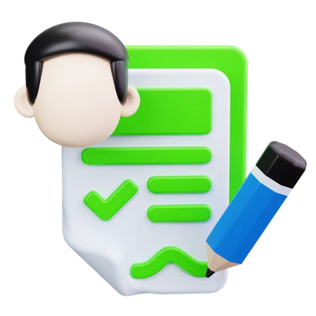 Job Application  3D Icon