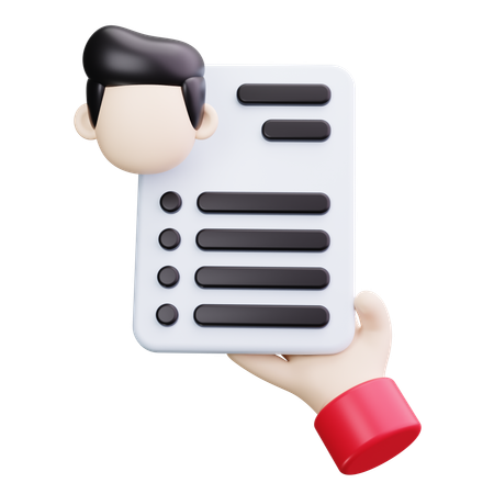 Job Application  3D Icon