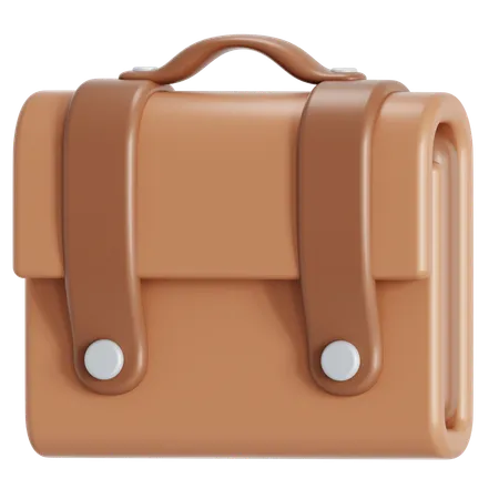 Work Briefcase Bag 3D Icon