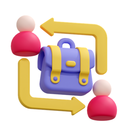 Job Change  3D Icon