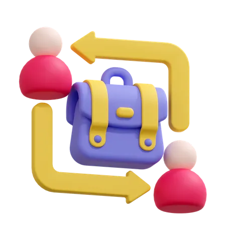 Job Change  3D Icon