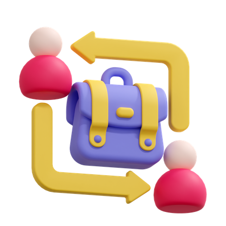 Job Change  3D Icon
