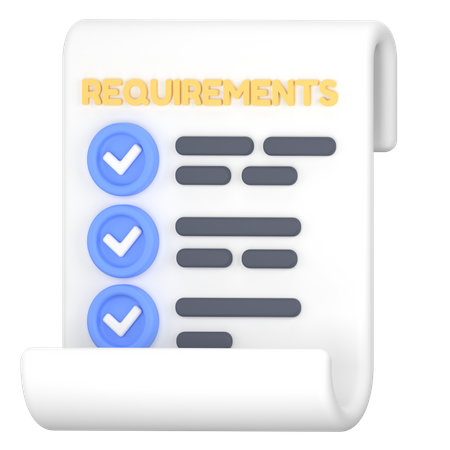 Job Description  3D Icon
