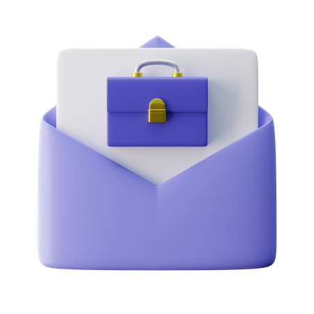 Job Email  3D Icon