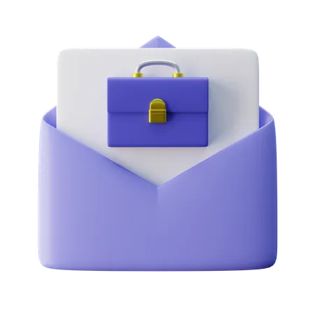 Job Email  3D Icon