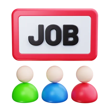 Job Fair  3D Icon