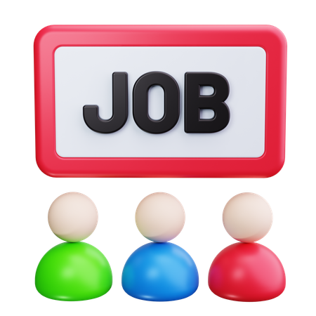 Job Fair  3D Icon