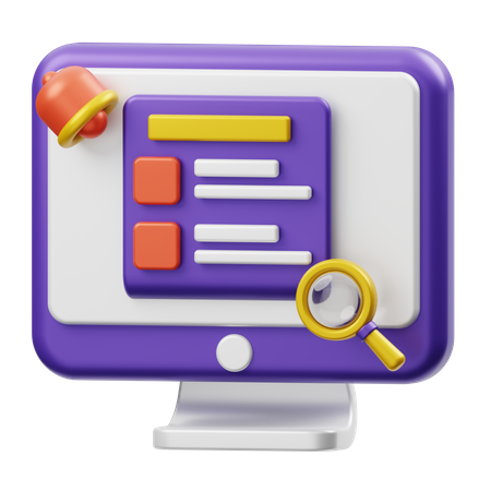 Job finding  3D Icon