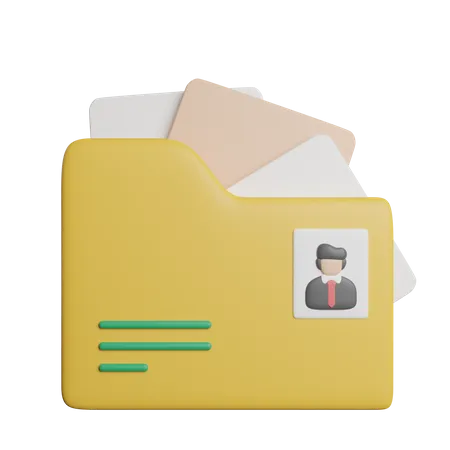Job Document Report 3D Icon