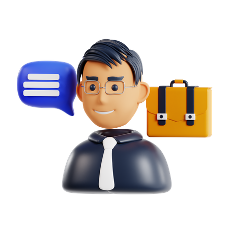 Job Interview  3D Icon