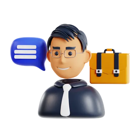 Job Interview  3D Icon