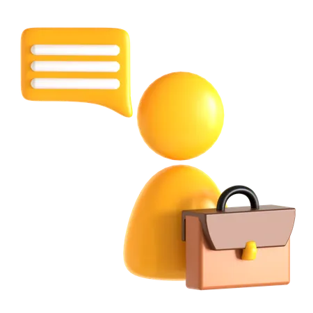 Job Interview  3D Icon