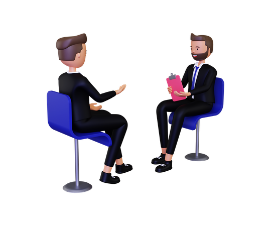 Job Interview  3D Icon
