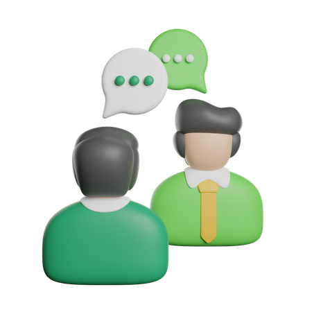Job Interview  3D Icon