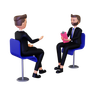 3d job interview emoji