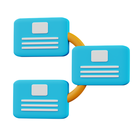 Job link  3D Icon