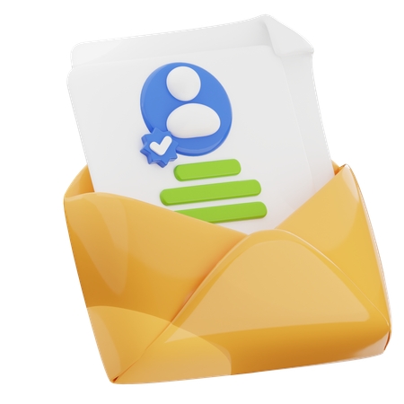 Jobmail  3D Icon