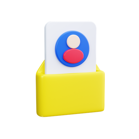 Job Mail  3D Icon